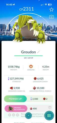 Pokèmon shiny groudon - go,