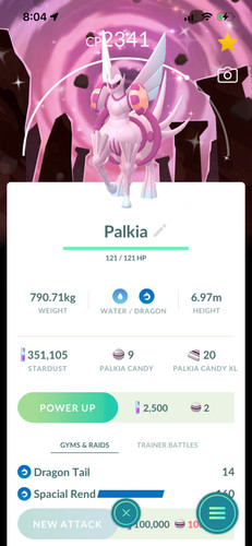 Shiny origin palkia tour - origin,