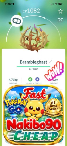 Pokemon🌟Brambleghast✨TRA