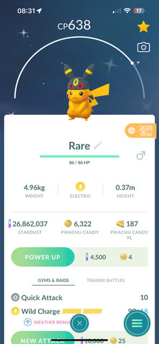 Pokèmon shiny umbreon hat - go,