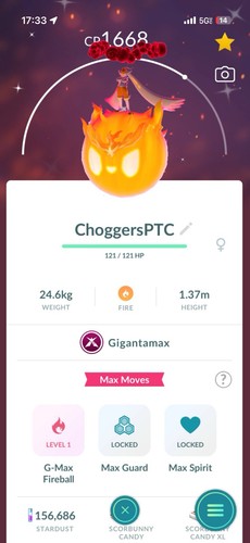 Pokemon ptc shiny gmax - -,