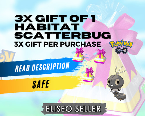 Pokemon scatterbug 3 - scatterbug, go