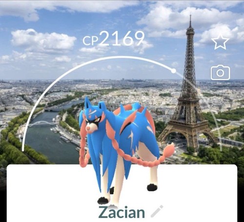 Zacian paris background - zacian,