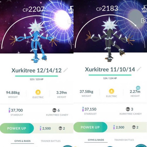 Pokémon xurkitree con - go,