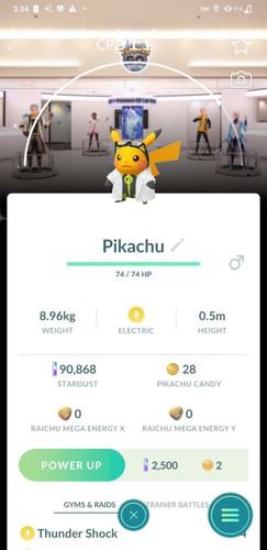 Shiny pikachu assistente - pikachu,