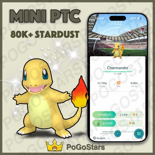Pokémon ptc charmander - go,