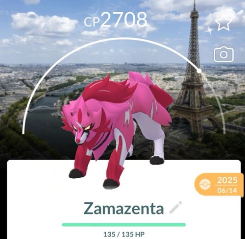 Shiny zamazenta paris - shiny,