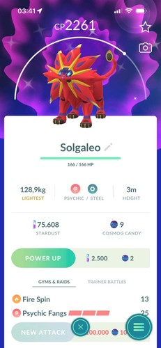 Solgaleo lucido p t - lucido,