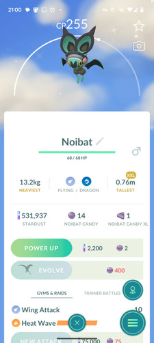 Pokemon ptc shiny noibat - pokemon,
