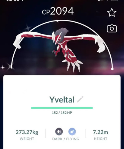 Shiny yveltal p t c - ✨,