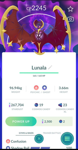 Lunala lucente t - lunala, ✨