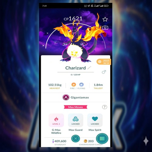 Shiny gigantamax charizard - shiny,