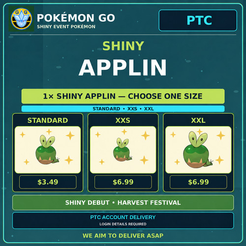 Pokémon shiny applin - go,