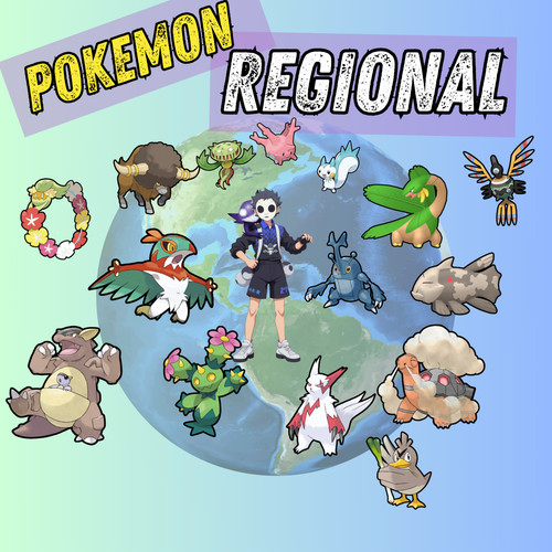 Regional pokemon non - regional,