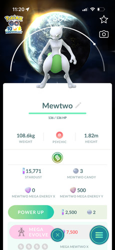 Shiny mewtwo 10th - mewtwo,