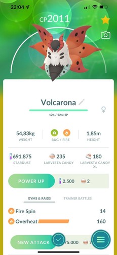 Volcarona de 20k - tr-de,