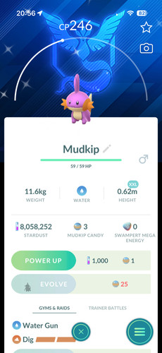 Pokémon xxl xxs team - go, xxl/xxs