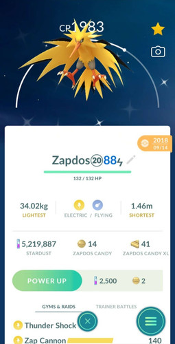 Pokémon shiny zpados - go,