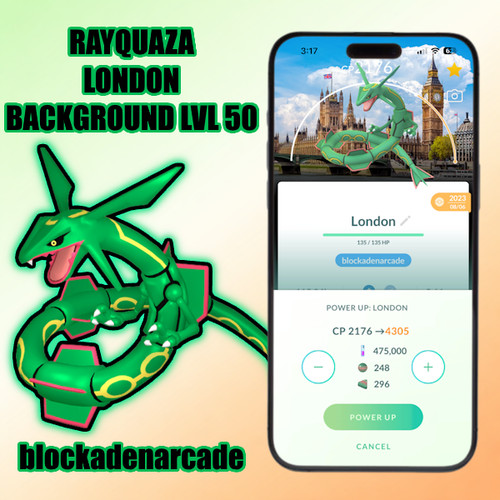 Pokémon rayquaza london - 💫,