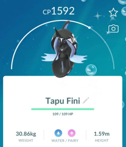 Shiny tapu fini p - fini,