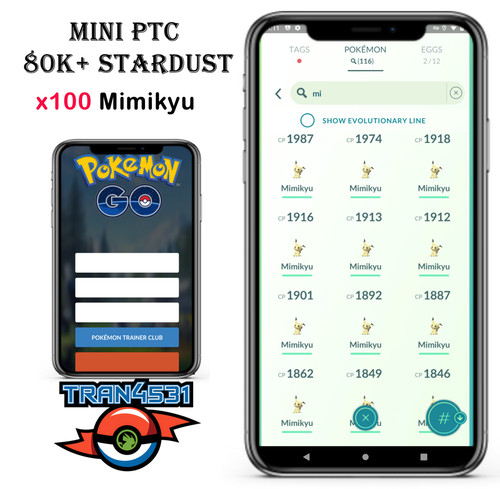 Mimikyu x100 mini ptc - mini,