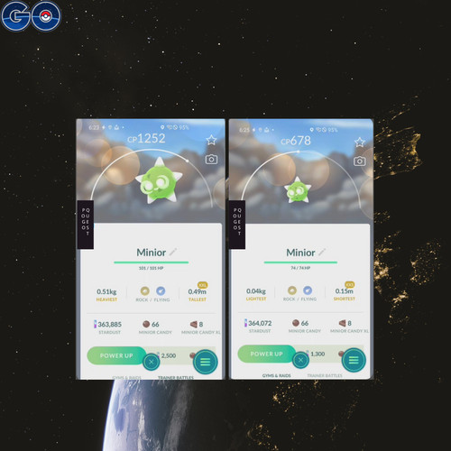 Pokémon minior verde - -, 1